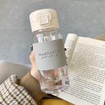 1 tk Creative veepudel &otilde;lgedega Kaasaskantav armas plastikust joogipudel Lekkekindel joogin&otilde;ud piimakohvi tee joomiseks hall v&auml;rv