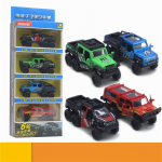 1/50 Diecast Toy Trucks 6X6 4 Pack Tagat&otilde;mmatavad M&auml;nguautod Avatavad uksed Maastikuautode m&auml;nguasjad S&uuml;nnip&auml;evakingitus poistele ja v&auml;ikelastele 1/50:9.5*3.8*4.2cmPaint