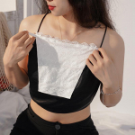 Pitsist dekoltee kattev naisterihm, kummipael, lihtne klambriga rinnahoidja rinnahoidja, m&auml;hitud rindkere kaitsev toru &uuml;laosa one Size