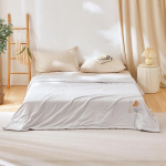 Uus suvine tekk kevadeks ja s&uuml;giseks tr&uuml;kitud pestud toorpuuvillase sojaoa tekk 150x200cm 1.25kg