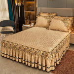 Paks soe voodikate voodil luksuslik seelikstiilis voodipesukomplekt queen-suuruses voodikate tikandiga puuvillane voodipesukate 48x74cm 2pcs