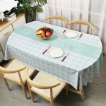 Ovaalne laudlina Veekindel &otilde;likindel PVC lauakate Dekoratiivne s&ouml;&ouml;gilaud Kohvik Pulmakaunistus Kena lauakate 120x160cm 1pcs
