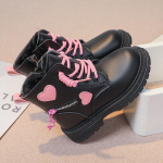 T&uuml;drukute saapad Lastele Mood kummisaapad Lahedad t&uuml;drukud S&uuml;gis- ja Talvised Puuvillane Pehme Roosa tald Armastuse k&uuml;lje T&otilde;mblukuga Printsess &Uuml;mmarguse varbaga PU 30 must