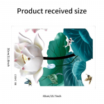 1 tk ilus Lotus Butterfly tualettkleebis Vannitoa tualettruumi kate Dekoratiivne veekindel isekleepuv kleebis