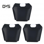 3 tk J&auml;&auml;vannikotid Korduvkasutatav veekott j&auml;&auml;vannide jaoks 5L kaasaskantavad j&auml;&auml;vormikotid k&uuml;lmaravi jaoks Suured j&auml;&auml;vormid Niisutuskotid lihastele must