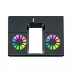 1 PC Xbox Series X konsooli jahutusventilaatori dokijaam &otilde;huke vertikaalne alus, hosti pool radiaator USB-m&auml;ngujahuti Xboxi m&auml;ngukonsooli jaoks