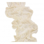 Pulmapeo lauajooksja marli Boheemlas stiilis plisseeritud &uuml;hev&auml;rviline plekikindel korduvkasutatav lauakaitse kaunistus 300cm roheline