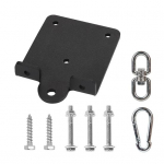 Raske poksikoti riidepuu seinale paigaldatav konks Roostekindel, tugev kandev&otilde;imega 360-kraadine p&ouml;&ouml;rlemine seinale laekinnitusega puittala konksu komplekt must