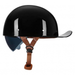 Vana mootorratta kiiver &Otilde;ueratta rulluisutamine Open Face Pesapallim&uuml;tsi kiiver Kerge meeste naiste rattat&otilde;ukeratta poolkiiver L must