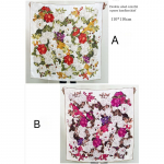 110*110cm kahepoolne siidisall naiste helde sall mooruspuu siidisall 110cm