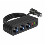 120 W autolaadija adapter 7 pordiga QC3.0+PD pistikupesa 12 V/24 V auto voolu muundamise pistik telefoni kiirlaadimisadapter