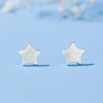 Star Stud K&otilde;rvar&otilde;ngad Naiste Temperament Kerge Luksus Armsad Harjatud Pentagrammiga s&uuml;mmeetrilised K&otilde;rvar&otilde;ngad