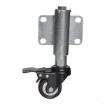 V&auml;rava ratastugi Vastupidav raud 360&deg; p&ouml;&ouml;rdega Raskeveokite abiline hoovile must