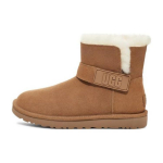 UGG Klassikaline uudsus Lehma seemisnahast vabaaja reljeefse rihmaga lumesaapad Naiste lumesaapad Chestnut 1137073-CHE 36