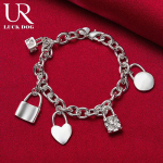 925 h&otilde;bedast s&uuml;damekujuline/&uuml;mmargune/kandiline lukuga k&auml;ev&otilde;ru Moodsad pulmaehted 20CM