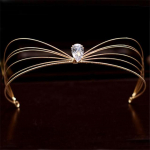 Imeilusad tsirkoonist tiaarastest peapaelad Kuningliku kuninganna pulmakroon Juukseehted Pruudi ballipea kaunistused Galerii Pruudi peakate kuld