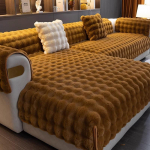 Paks J&auml;nese Pl&uuml;&uuml;sist Diivanikate Moodne &Uuml;hev&auml;rviline Diivanir&auml;tik Katted Libisemiskindlad Diivanikatted Diivanir&auml;tik Elutoa Dekoratsiooniks 70x150cm 1pcs