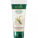 Biotique Rice Water & Niacinamide Gel Face Wash eemaldab liigsed &otilde;lid ja v&auml;hendab nahaplekke | Klaasnahk | Meestele ja naistele - 100 ml