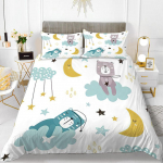 Sausage Dog Print tekikott Queen King t&auml;issuuruses cartoon taksi kutsika voodipesukomplekt poisslapsele pol&uuml;estrist lohukott 70x133cm 2pcs