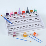 Paints Holder Storage Stand Easy to Assemble Lightweight Test Tube Rack Dispenser for Inks