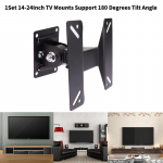 14-24 telerikinnitusega LCD LED-monitori seinaklamber lame paneeli raami tugi 180 kraadi must
