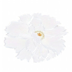 1 tk peen s&ouml;&ouml;gilauakaunistus soojusisolatsiooniga lauamatt kodukohale m&otilde;eldud lillekujuliseks 15CM valge