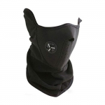 Masque de v&eacute;lo masques de plein air chaud noir anti-poussi&egrave;re masque de visage froid