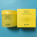 Goodal Green Tangerine Vita C Toner Pad 70 pads, Dark Spot Care, Moisturizing, Korean Cosmetics, Kbeauty, sample