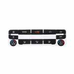 1 tk Auto Konditsioneeri AC Kliimakontrolli Nupu Remont Auto Kleebis Decal Auto Interj&ouml;&ouml;ri Tarvikud Ford S-Max/ for Mondeo jaoks h&otilde;be