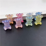 Kodupeo tarvikud Akr&uuml;&uuml;l Sillerdav DIY Ehtetarvikud Loominguline K&auml;sit&ouml;&ouml; 10tk Helmed Karu Kaelakee Valmistamise Materjalid Helendav K&auml;ev&otilde;ru mitmev&auml;rviline