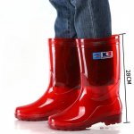 FashionMan Shoes Loafers PVC veekindlad libisemiskindlad vihmasaapad meestele kalap&uuml;&uuml;gi mugavad kulumiskindlad 2024 pakkumisel originaal t&auml;iskasvanutele uus 44