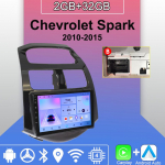 Android Carplay Auto Raadio Chevrolet Spark 2010-2015 jaoks Multimeediam&auml;ngija Peaseade Stereo GPS Navigatsioon BT WIFI 2+32GB 2+32GB,B