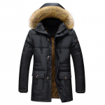 Paks Soe Talveparka Meestele Fliisist Kapuutsiga Meeste Jakk Mantel Cargo Jakid &Uuml;lem&otilde;&otilde;duline XXXXXL must