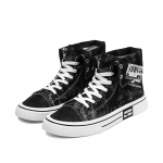 Moodne Mood Cowboy Meeste L&otilde;uendist Tossud Disainer Sinised Vulkaniseeritud Kingad Meestele K&otilde;rge S&auml;&auml;rega Teksasl&otilde;uendist Kingad Mees zapatillas de lona 39