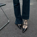 Mood 2024 Uued Terava Otsaga Zapatos De Mujer Suvised Seksikad K&otilde;rge Kontsaga Sandaalid Moodsad Slingback Kingad Naiste Kingad Khaki V&auml;rvi Naiste Liblikud 35 roosa
