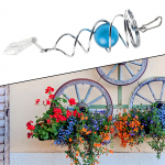 Ripats tuulekella aiaklaasist rippuv sisekujundus Kodu spiraaltuuleketid, Tugevad 40*165 mm kuulid, vastupidavad roostevabast terasest