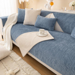 Moodne talvine velvetist triibuline pl&uuml;&uuml;sist diivanipadi &ndash; libisemiskindel &uuml;hev&auml;rviline 30*50 waist pillowcase