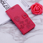 Roosa nahast rahakotiga klapiga &uuml;mbris Samsung Galaxy A15 A25 A35 A55 5G A06 S24 S25 A26 A36 A32 A52 A56 A05S A14 A24 A34 A54 S23 A16 A13 M35 &uuml;mbrisele Galaxy A16