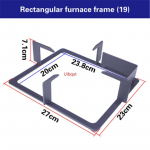 Gaasipliidi tugi Infrapuna ahju raam Ringikujuline potirest Malmist libisemisvastane pliidiraam Ahjutugi Pliidi tarvikud