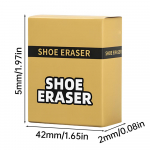 Kingade puhastamise kustutuskumm seemisnahast tossude puhastamiseks V&auml;ikesed valged kingad Spordijalatsid Kaasaskantav puhastuskumm Kummist plokist kingahari