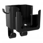 Auto tagaistme topsihoidja Telefonihoidja Multifunktsionaalne kronstein Panipaik Koristuskonks Lihtne paigaldamine Auto salongitarvikud must