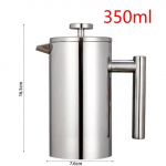 350ml/800ml/1000ml French Press kohvimasin roostevabast terasest kaheseintega isoleeritud kohvimasina pott 350ml