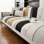 Moodsad &uuml;hev&auml;rvilised talvised lambavillast diivanir&auml;tikud paksud pehmed ja siledad diivanikatted elutuppa libisemisvastase diivani kate 45x45cm(pillowcase)