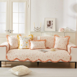 Korea stiilis Fresh Four Seasons universaalne v&auml;ike lilleline kangas puuvillane diivanipadi libisemiskindel puuvillane diivani padi r&auml;tik 70X70