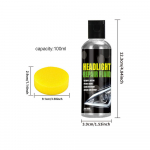 Auto esitulede remondivedelik esitulede taastamise vedelik 100 ml auto tulede puhastusvahend kriimustuste ja lambivarju taastamiseks