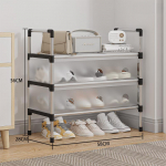 Lihtne jalatsiriiul mitmekihiline tolmukindel koduuksel olev jalatsikapp Ruumi s&auml;&auml;stev, suure mahutavusega elutoa kingariiul