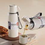 2L Roostevabast terasest termospudel, suur mahutavus, termiline veepudel, k&uuml;lma ja kuuma jaoks, termokruus, vaakumkolb, isoleeritud 800ml valge