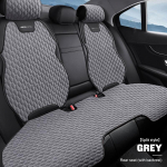 SEAMETAL linasest autoistme kate ees/taga linasest riidest padi hingav kaitsematt Universaalne enamiku veoautode maasturite kaubikute jaoks rear seat with backrest hall v&auml;rv
