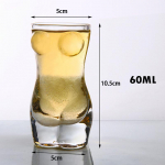 1tk 60/400ml ainulaadne &otilde;lletops naljakas meestele naistele kehakujuline l&auml;bipaistev veiniklaas baar joogin&otilde;ud kokteilikruus kohvimahl teetass