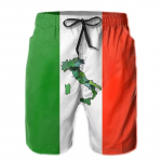 Poksip&uuml;ksid Itaalia 3D-tr&uuml;kk V&otilde;itlus Treening MMA Segav&otilde;itluskunst Unisex Mehed Naised Kiiresti Kuivavad Fitness J&otilde;usaal Sport Treening Vabaaja T&auml;navar&otilde;ivad S